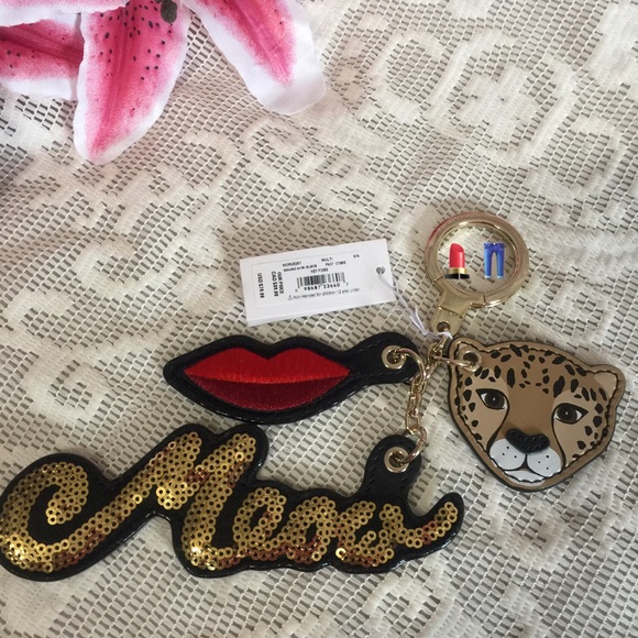 Kate Spade Meow Leopard Ma Cherie Key chain - Picture 4 of 4